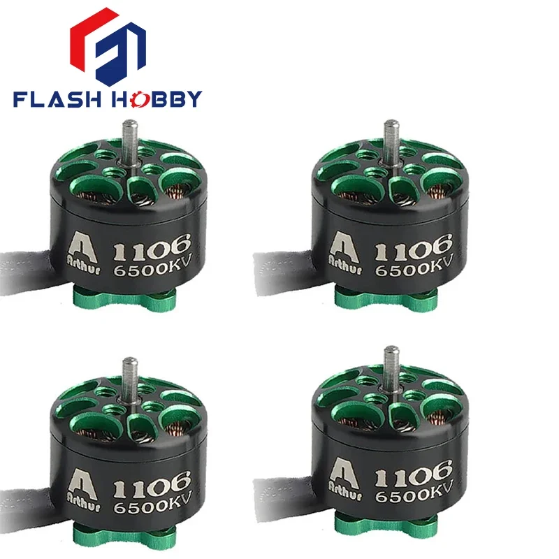 Флэш хобби Артур A1106 1106 6500KV бесщеточный двигатель мини RC мотор для FPV гоночных планшетов