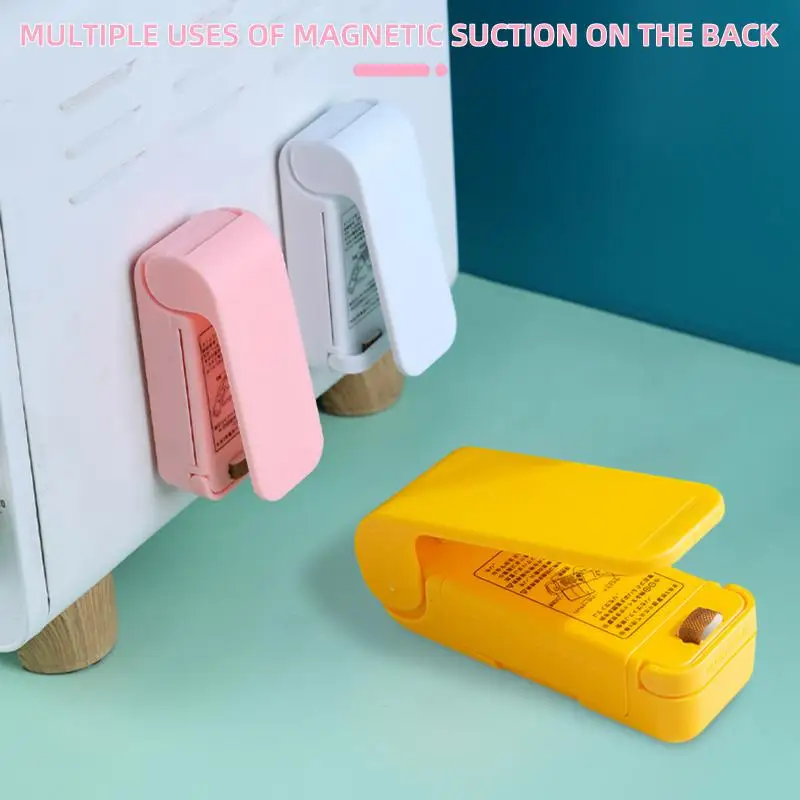 Mini Heat Bag Sealing Machine Package Sealer Bags Thermal Plastic Food Bag Closure Portable Sealer Packing Kitchen Accessories