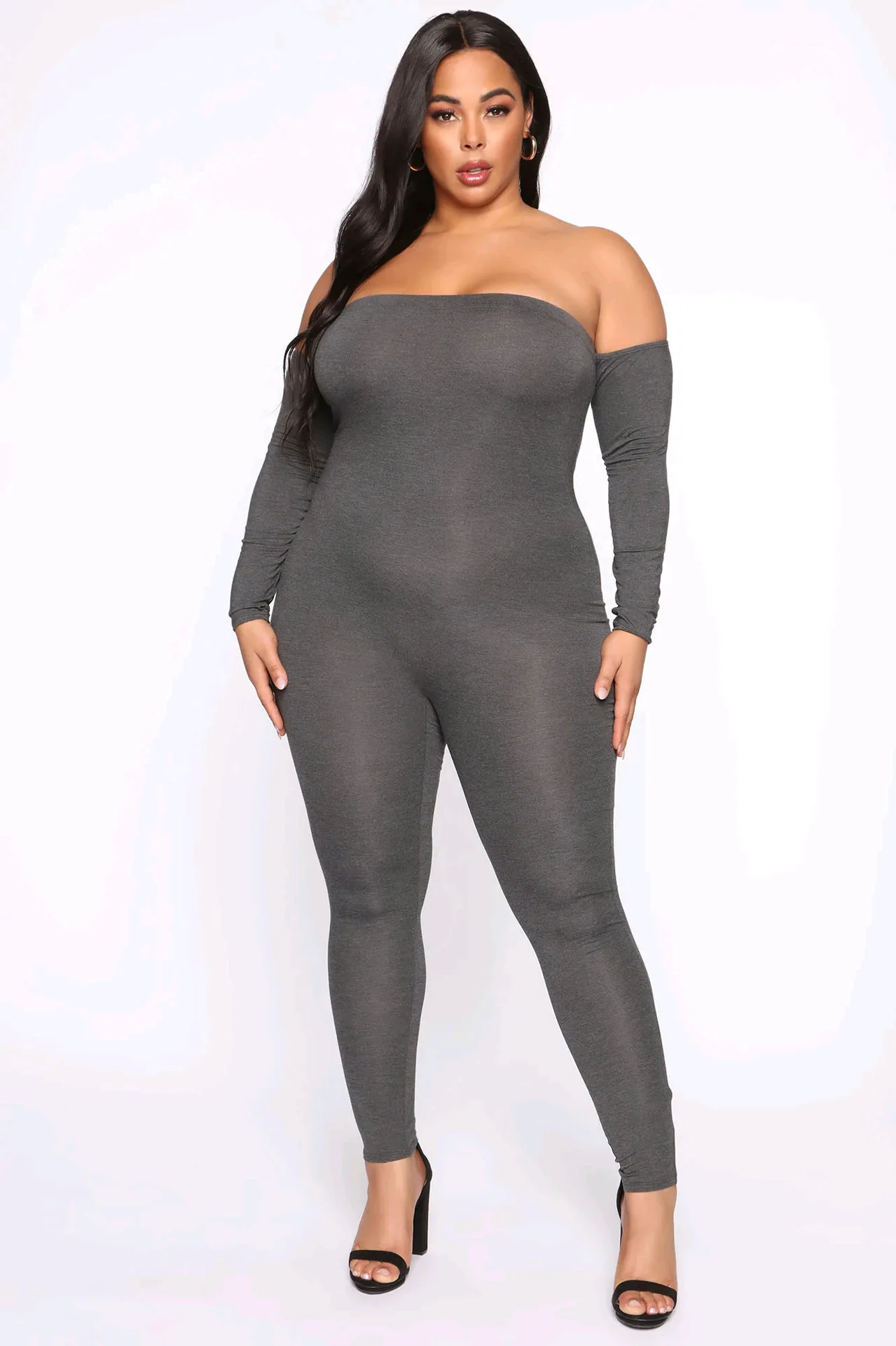 Plus Size Jumpsuits Women Clothing Long Sleeve Sexy One Shoulder Jumpsuit  Skinny Party Jumpsuit Wholesale Items Dropshipping - Plus Size Pants &  Capris - AliExpress