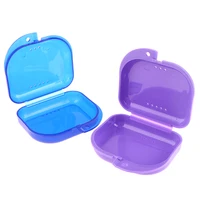 Boîte de rangement pour prothèses dentaires, étui pour protège-dents, conteneur en plastique pour hygiène buccale, plateau pour appareils dentaires, 1 pièce 3