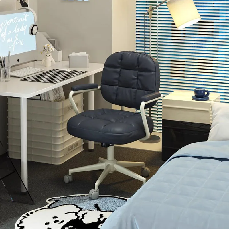 Bedroom Mobile Office Chair Ergonomic Computer Vanity Luxury Lazy Modern Office Chair Comfort Silla De Escritorio Furniture