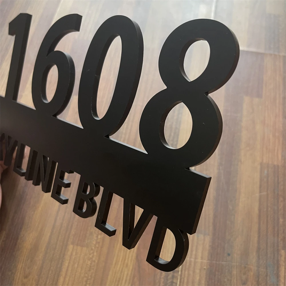 House Numbers House Sign Address Sign Outdoor 3mm Laser Cutting Acrylic Customized Personalized house number signs,house numbers,number plate