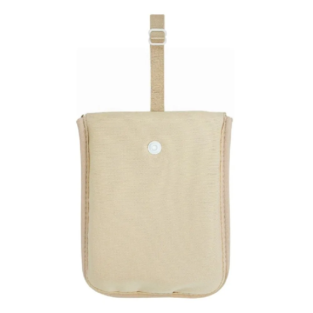 Solid Color Anti-Theft RFID-Blocking Bra Wallet with Adjustable Strap
