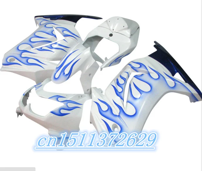 

Dor-Fairing for KAWASAKI Ninja ZX250R 08-12 white blue ZX-250R 2008-2012 ZX 250R EX250 08 09 10 11 12 2008 2012 D injection