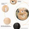 NEW Semi-Enclosed Bear Pet Dog Bed Ultra Soft Cat Bed Detachable Plush Puppy Bed Winter Warm Sleeping Bed Mat Pet Product 2