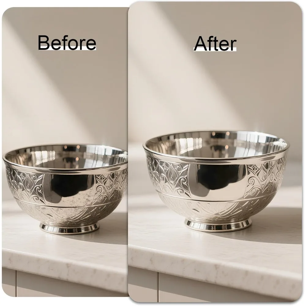 "Two-Pack Extra Large 14x11 Inch Silver Jewelry Cleaning Cloths, High-Quality Polishing for 925 Silver, Gold, and Double Layer F