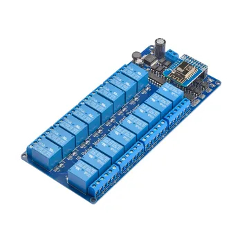 DC5V 12V 16 kanałowy moduł przekaźnika Wifi na pokładzie ESP8266 moduł WIFI mikrokontrolery interfejs przekaźnik mocy dla Arduino