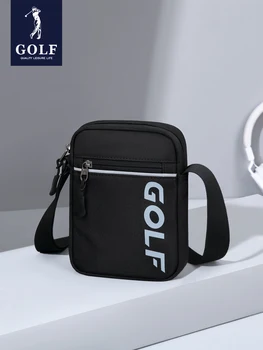 Borsa a tracolla singola da GOLF moda uomo per il tempo libero borsa a tracolla inclinata ad alta capacità icone nuova tela, movimento in tessuto Oxford packe