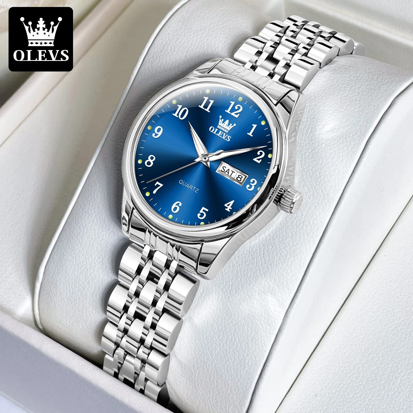 ساعة OLEVS الأنيقة للنساء الأكثر مبيعًا عالية الجو...