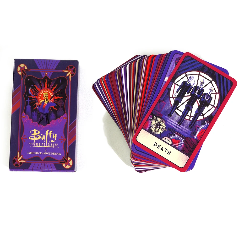 

Buffy the Vampire Slayer Tarot 78 cards Deck wisdom of Buffy Cards Chakra Planet Zodiac Element