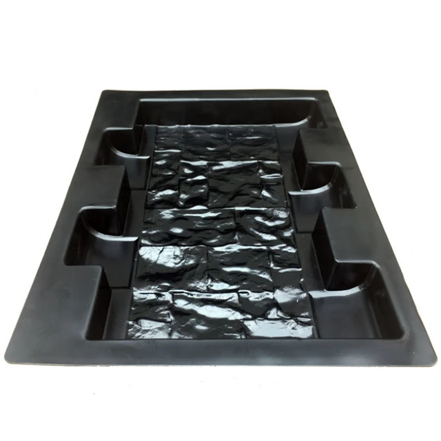 Szabálytalanul Cementformát Műanyag Tégla Kőbeton Penész Kerti Út Kőoszlop Penészpolga Dekoratív Kerítés - Image 6