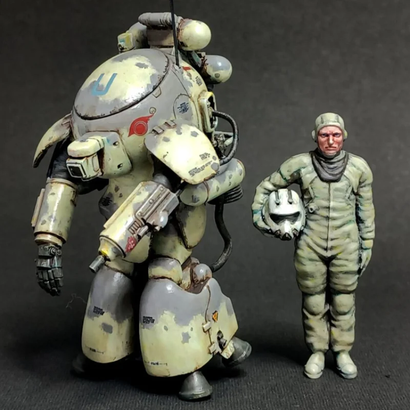 1/35 Resin Figure Full Body Model Kit Yokoyama Mecha Fireball Pilot Gk Non Assemblato E Non Verniciato