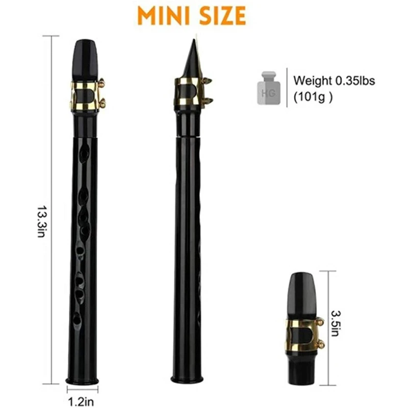 Pocket Sax Mini Portable Saxophone With Carrying Bag Woodwind Instrument saxophone musical instrument
