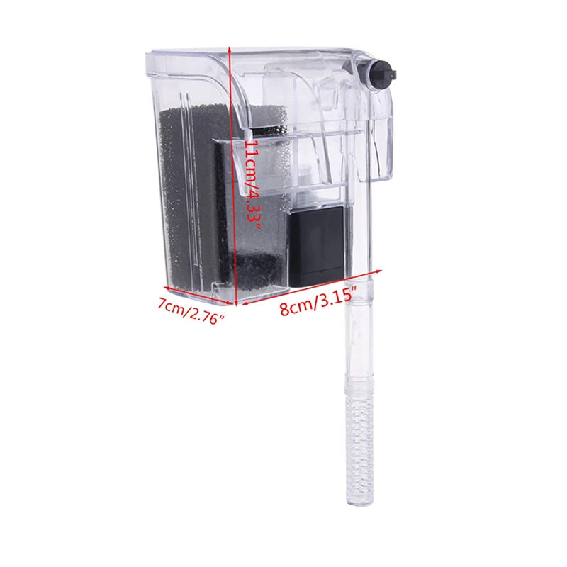 New Waterfall Hang On External Oxygen Pump Water Filter F Aquarium Fish Tank