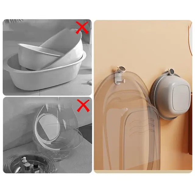 Függő Horog Tartós Abs Könnyen Felszerelhető Fürdőszoba Törülköző Falhorog Tároló Tartó Háztartási Kellékek Törülközőhorog - Image 6