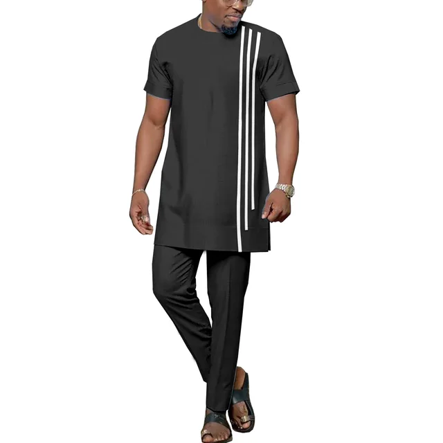 Jide Short Sleeve Dashiki Outfit - Image 4