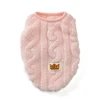 Soft Cozy Cat Clothes Winter Warm Fleece Costume Autumn Sphynx Vest Sweater for Small Dog Pullover Kitten Pet Jacket Coat Outfit 4