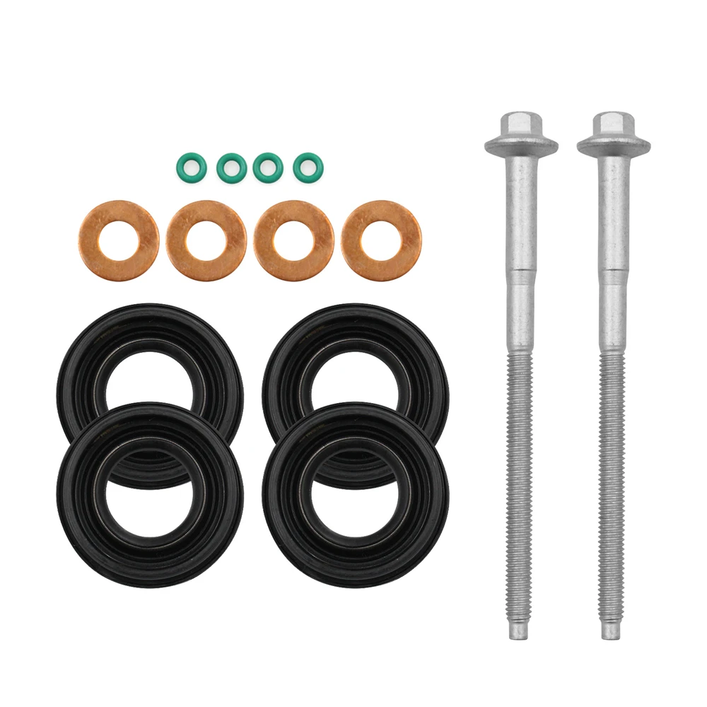 

Diesel Injector Seal Repair Kit with Injector Clamp Bolts For Ford Transit MK7 2.2 TDCi SP Accessories