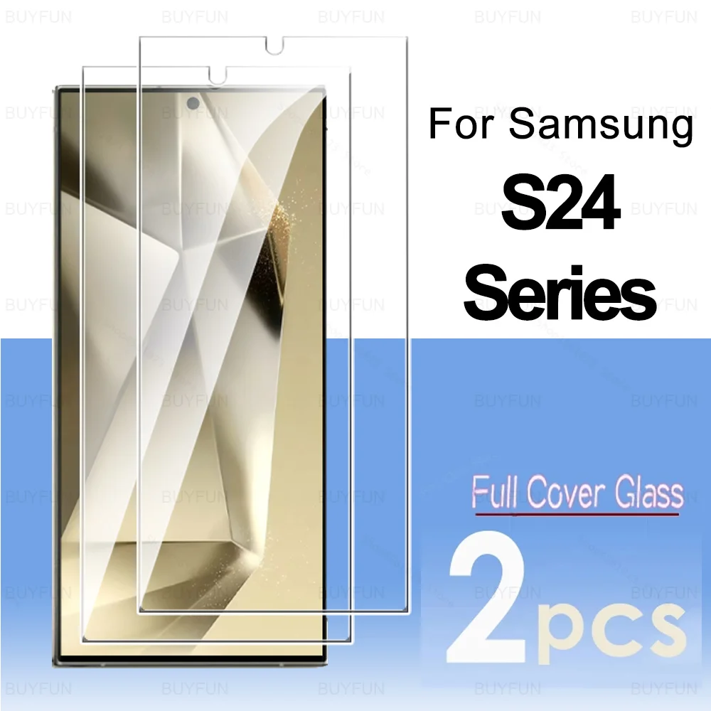 Samsang S24 Ultra Case 2 Pezzi Per Samsung Galaxy S24 Ultra Vetro Temperato S24 Plus S24Ultra S24 + S 24 24 S 5G 2024 Protezione Dello Schermo