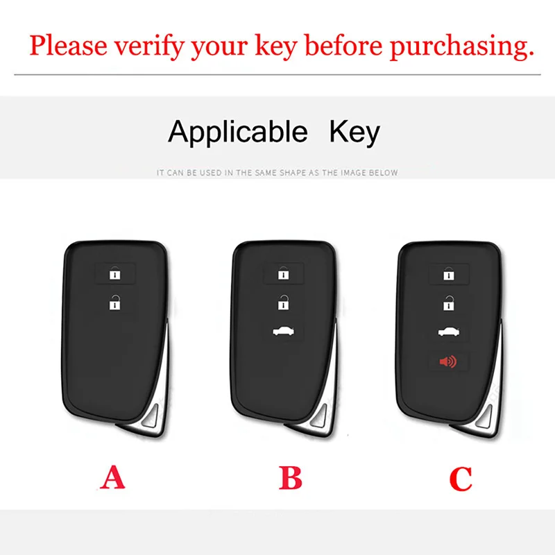 Premium Car Key Case Cover for Lexus - Luxury Shell Fob Holder