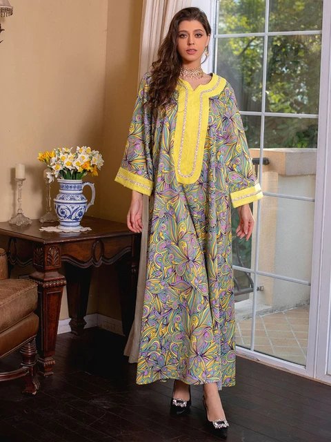 Buy Firozi Color Islamic Embroidery Takchita Arabic Stylish Designer Maxi  Dress Israeli Floor Length Party Wear Wedding Kaftan Online in India - Etsy