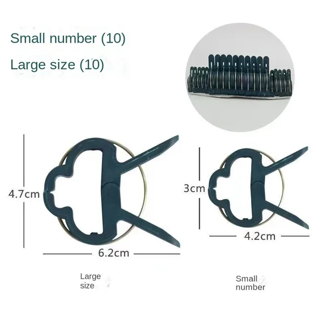 10 Nagy Kicsi/Kerti Klip Ág Növényi Rögzítő Műanyag Kertészeti Szorító Szerszám - Image 6