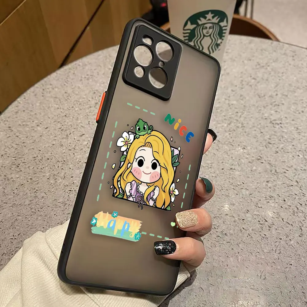 thumbnail image 1 of Funda mate para OPPO Realme 10 9 9I 8 8I 7 7I 6 5 FIND X3 X4 PRO 4G 5G Funda Coque Capa Funda carcasa dibujos animados Anime Blancanieves, 1 of 5