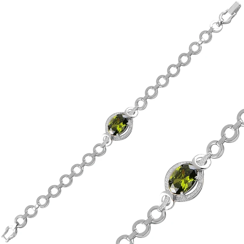 

Silver 925 Sterling Zircon Cubic Zirconia Bracelet