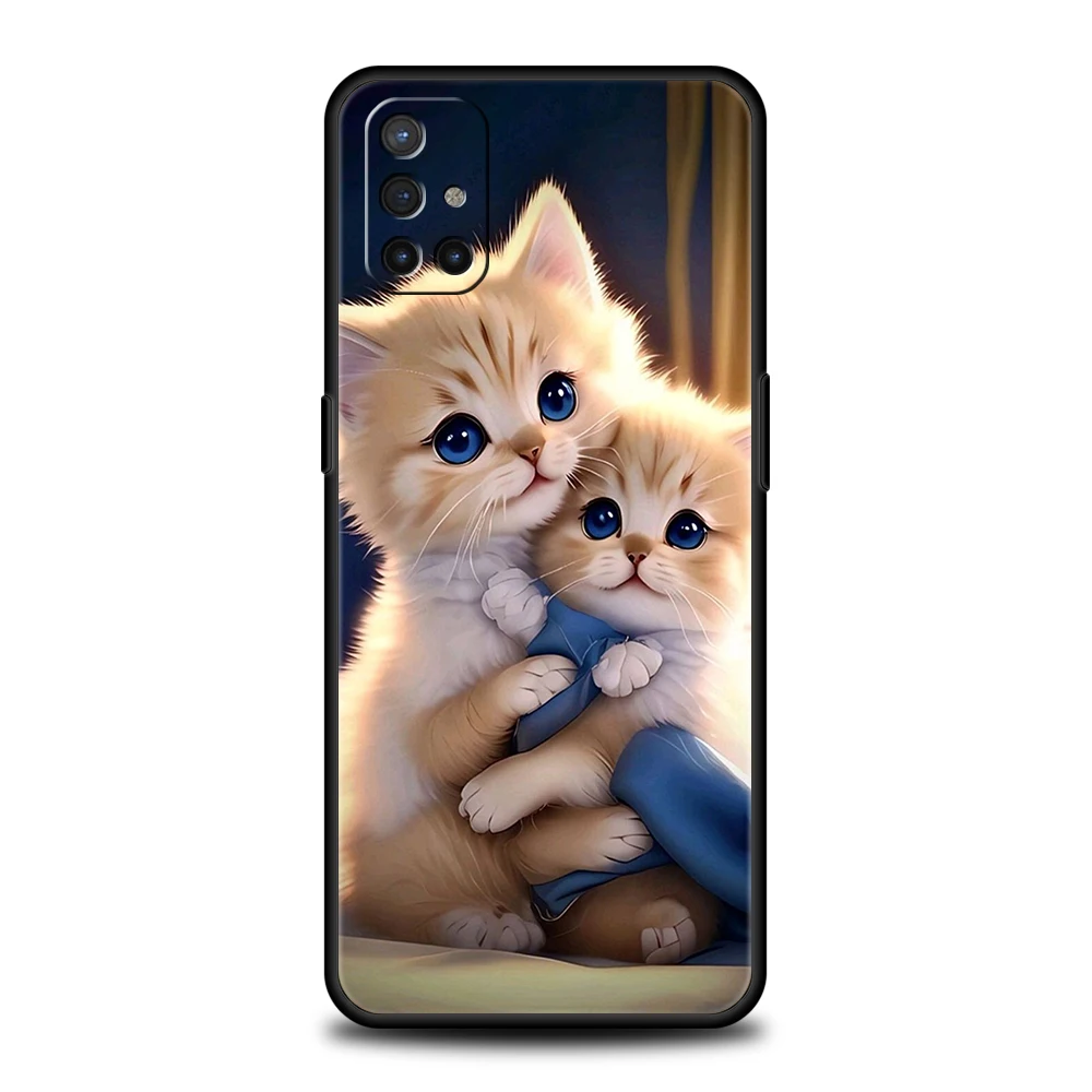 Cartoon Cat Silicone Phone Case - Stylish and Protective Cover Shell