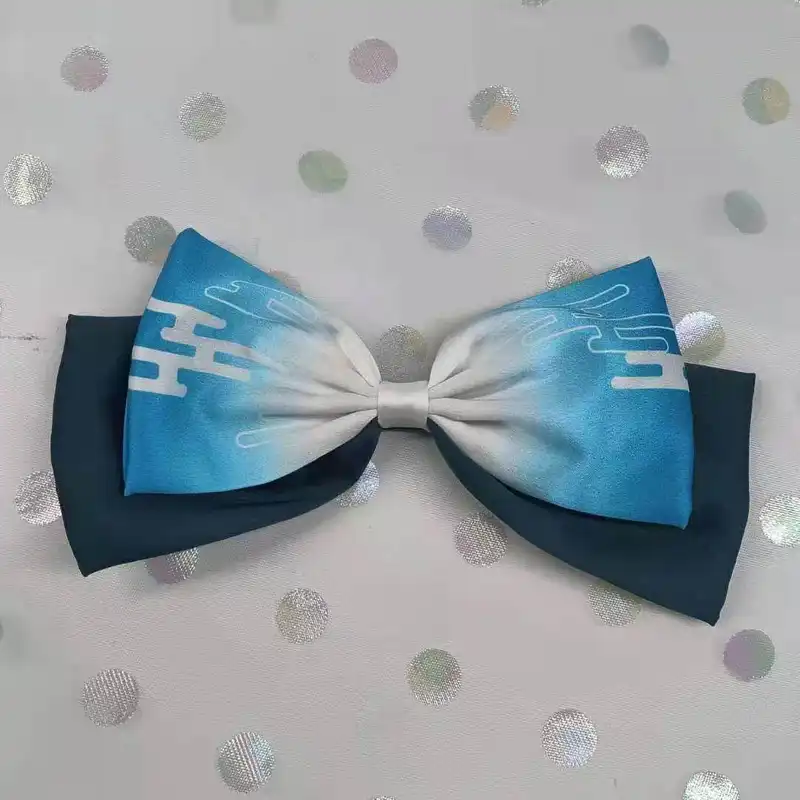 Anime Demon Slayer Cartoon Cosplay Bowknot Hair Ring Kimetsu No Yaiba Hairpin Shinobu Zenitsu Kyoujurou Fashion Gift - Image 7