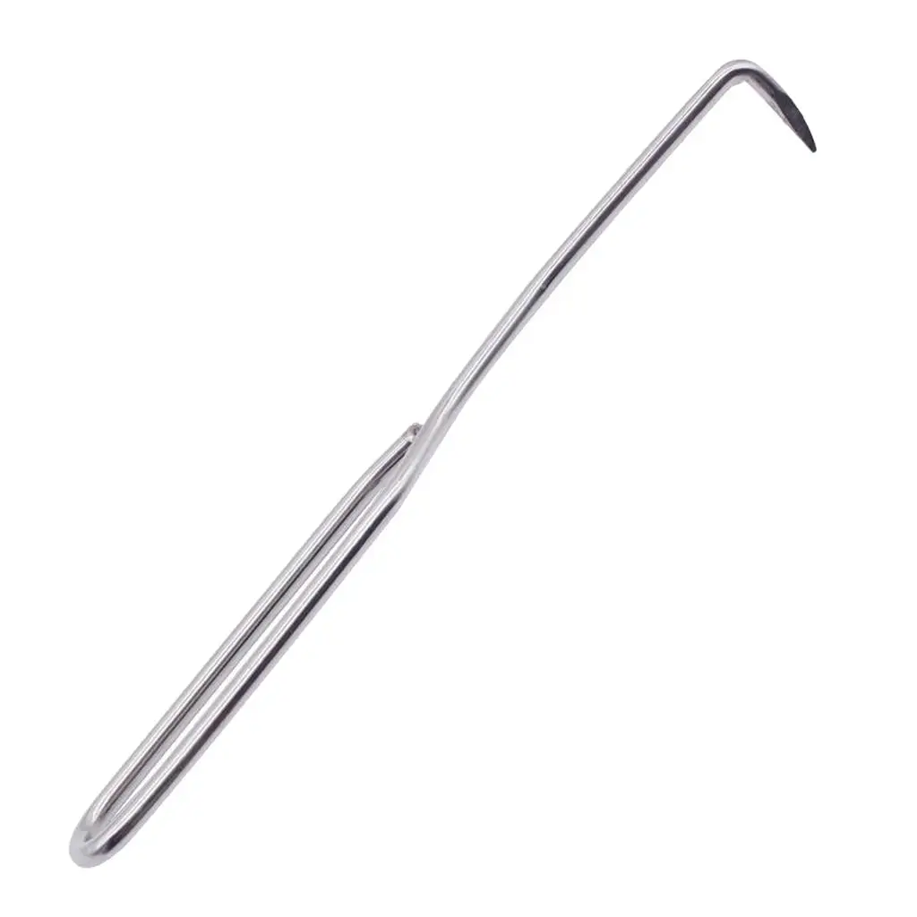 J Shape Hook Stainless Steel Beekeeping Bee Hook Scraper Tool
