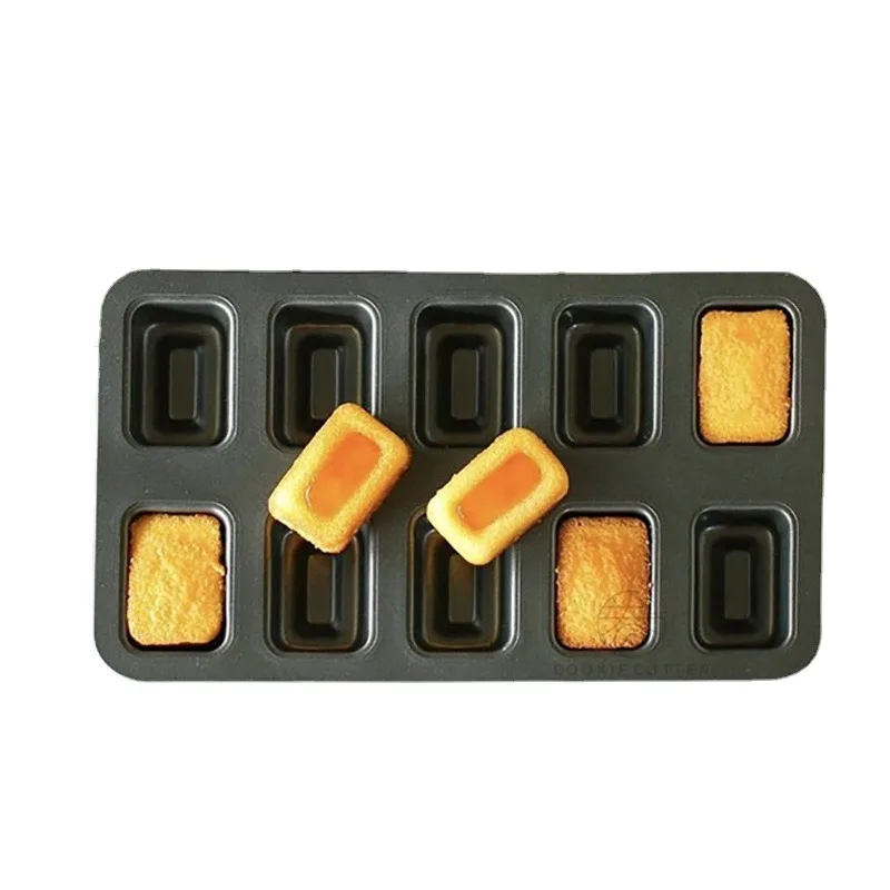 

Japanese Cake Baking Tray Metal Baking Mold 10-Piece Bakeware Madeline Cake Fisher South Pound Cake Bakery Kitchen Accessories