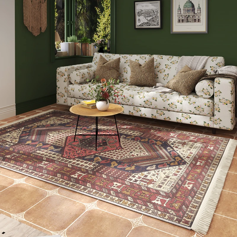 

Carpets for Living Room Bedroom Home Decoration Vintage Morocco Bohemian Art Large Area Fringed Rugs ковер מַרבַד שטיח alfombra