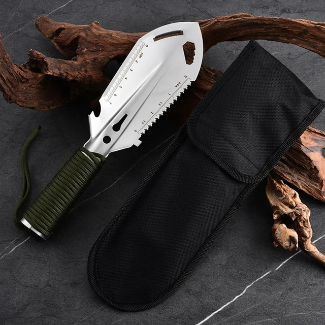 Folding Shovel Gardening Tools Tool Garden Small Hand Multifunctional Work Survival Mini Utensils Accessories Tourist Spatula 3