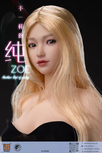 I8-H005 5体セット　1/6フィメールHeadゾーイ　ABCDE I8-H005 5体セット 1/6フィメールHeadゾーイ ABCDE I8-H005 5体