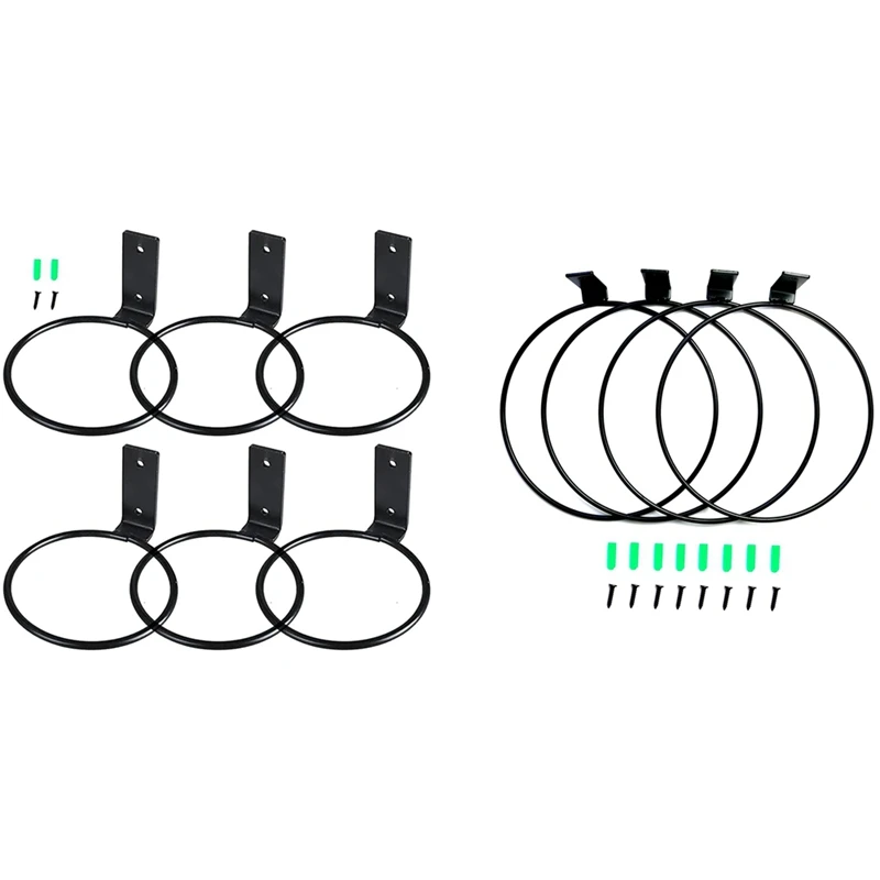 

Кольцо-держатель для цветочного горшка, 6 дюймов, настенная металлическая вешалка для растений, крючок, настенный кронштейн для цветочного горшка