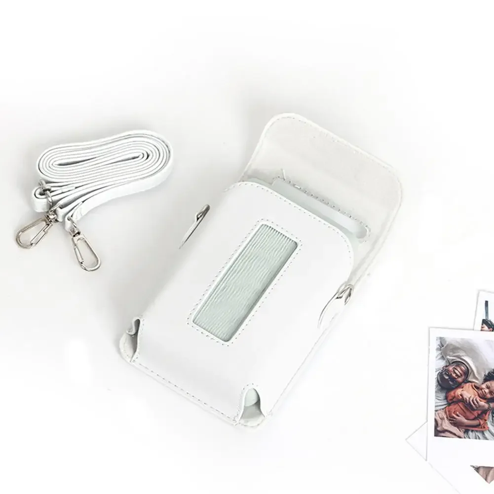 PU Leather Camera Bag Printer Carrying Case Retro Shockproof Storage Bag Dustproof Anti Drop for Fujifilm Instax Mini Link 3