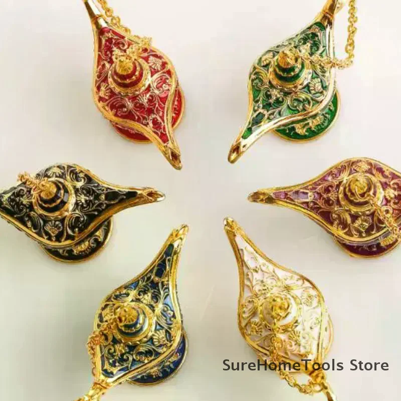 Aladdin Magic Lamp Alloy Decorative Crafts Ornaments Statue Wedding Holiday Party Home Living Room Desktop Decoration Crafts