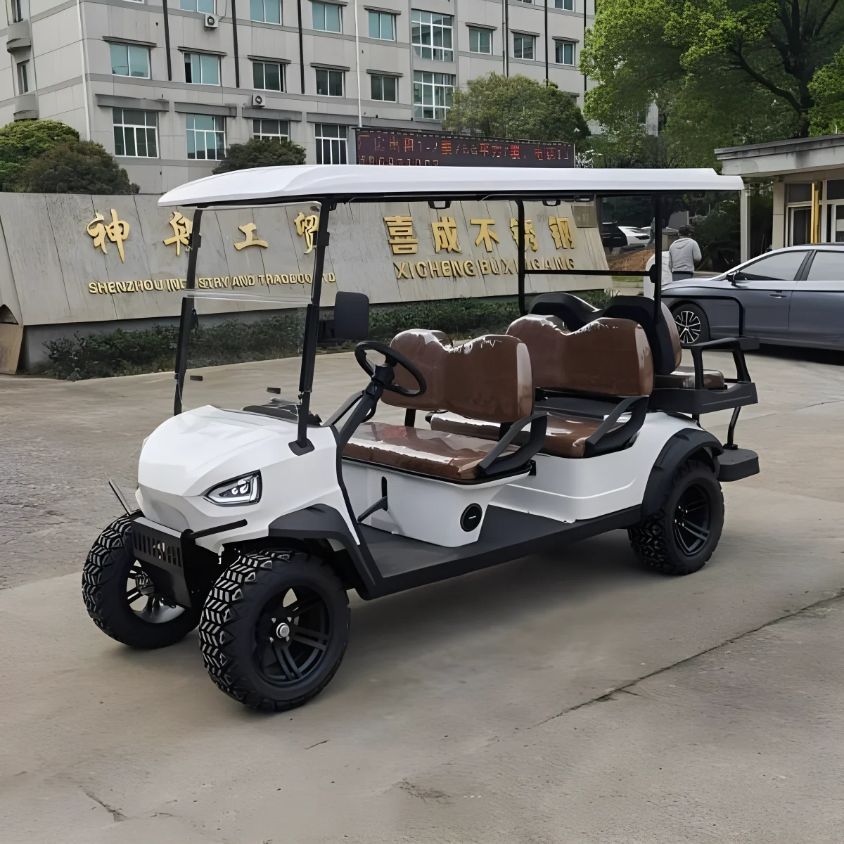High performance newly designed beach club car EEC certified sightseeing Buggy 8-seater 4-seater electric golf cart