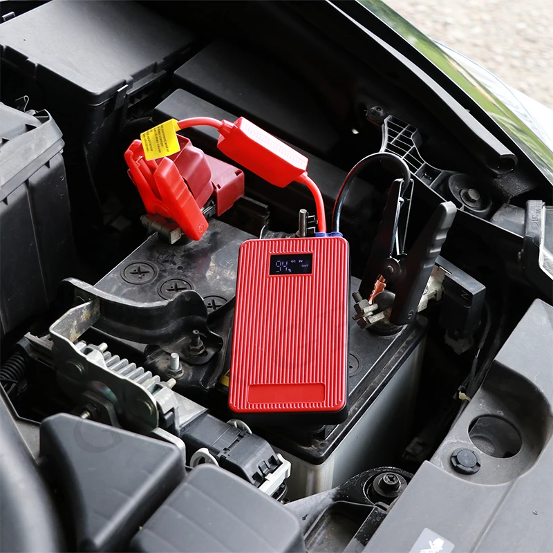 Car Jump Starter Jump Starter GKFLY 12V 800A 8000mAh Car Jump Starter Emergency Battery Booster Multifunction Portable Power Bank Laptop Charger Auto Starter