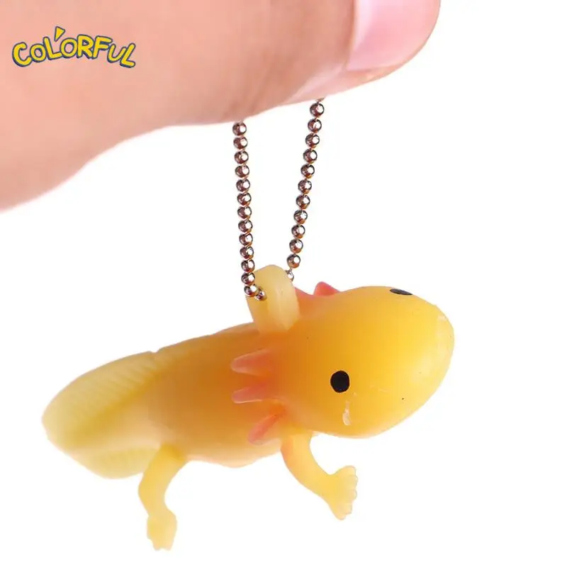 Funny Keychain Antistress Soft Fish Giant Salamande Stress Toy Squeeze Prank Joke Toys For Girls Gag Gifts Brinquedo