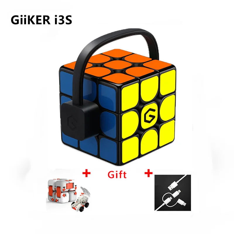 Original Newest Update Version Giiker i3s AI Intelligent Super Cube Smart Magic Magnetic Bluetooth APP Sync Puzzle Toys 