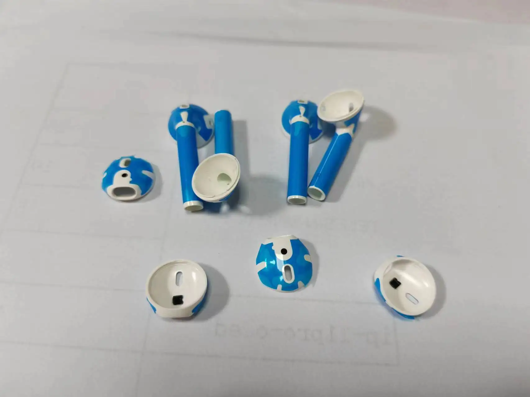 Aocarmo Earphone Shell For Apple AirPods 1 2 3 Pro Pro2 Earphone Shell Case Full Set Housing Repair Replacement Part