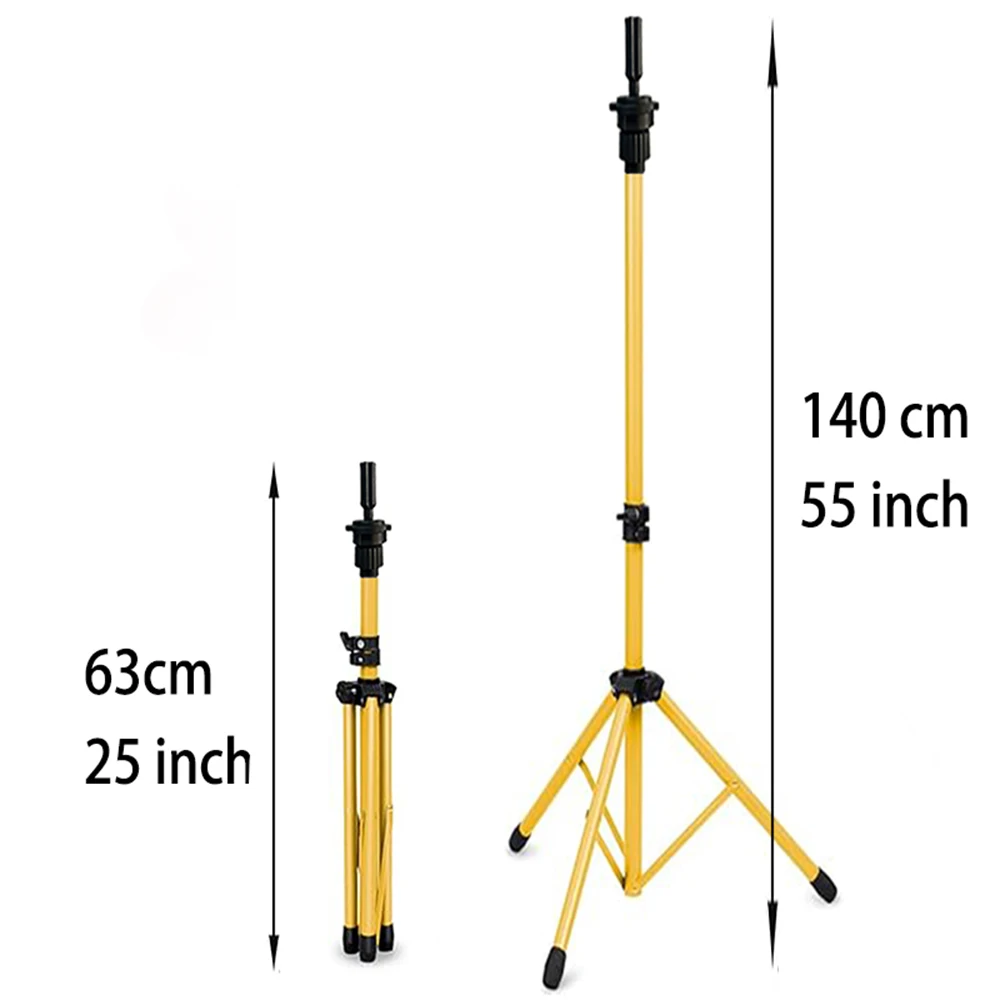 Adjustable Tripod Stand Holder Wig Stand Mannequin Head Tripod Hairdressing Training Head Holder Hair Wig Trainning Tool