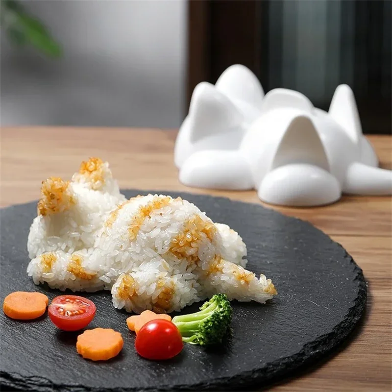 Cute Cartoon Cat Mold DIY Rice Ball Sushi Molds Kids Rice Mashed Potato Pumpkin Mash Baking Supplies Kitchen Accessorie 1PC rice ball mold