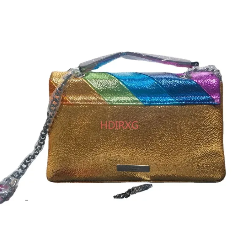 

New XXL Kurt Geiger Rainbow Crossbody Bags for Women Kensington Chains Bag High Quality Woman Shoulder Bag Eagle Head Handbags