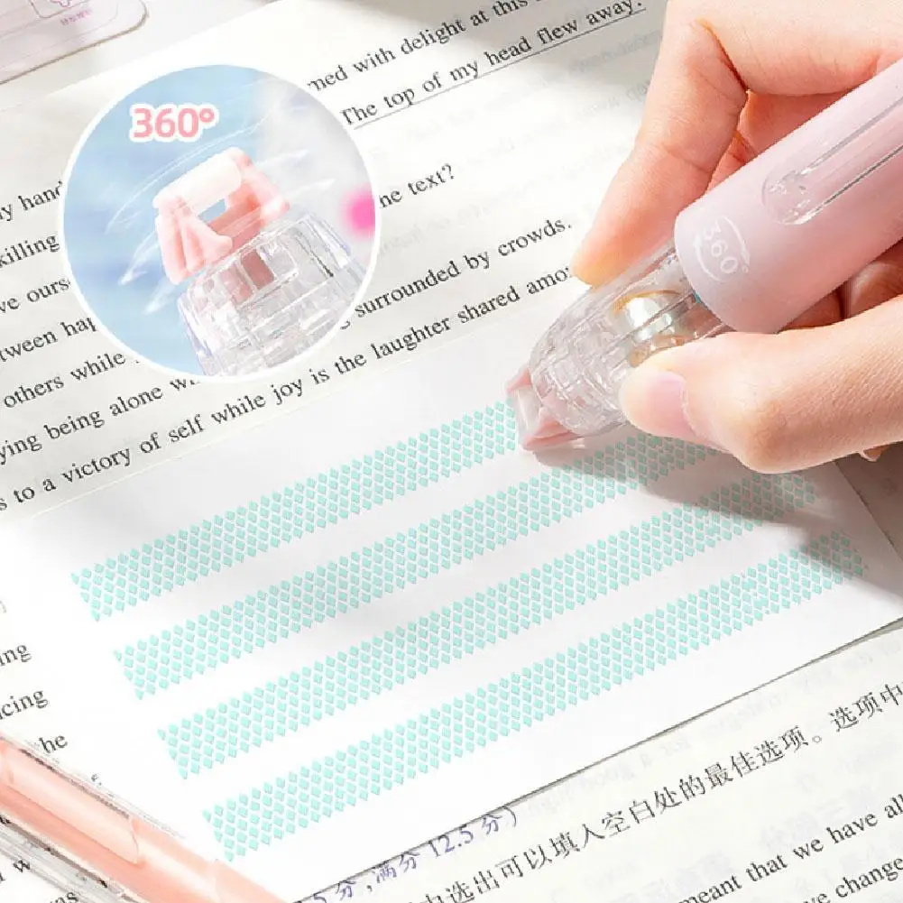 5m*6mm Cute Dots Glue Tape DIY Scrapbooking Collage Photo Album School Stationery Double Sided Adhesive Roller TapeSchool Office 5