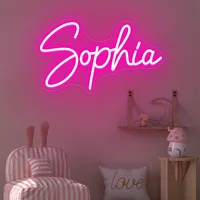 Custom your Personalised Name Neon Sign Light for girls/boys Birthday Gifts Party Bar Wedding Room Wall Decoration Neon Led Sign 3