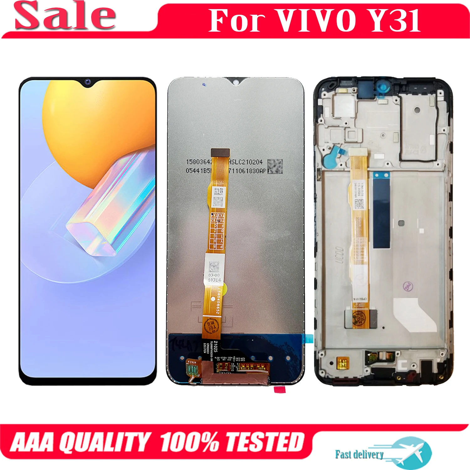 

ДЛЯ VIVO Y31 V2036 ЖК-дисплей сенсорный экран замена дигитайзер панель в сборе