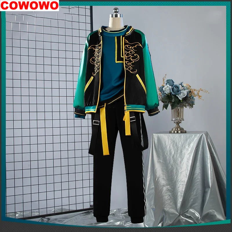 

COWOWO Vtuber Nijisanji Murakumo Kagetsu Half Anniversary Game Suit Handsome Cosplay Costume Halloween Party Role Play Outfit